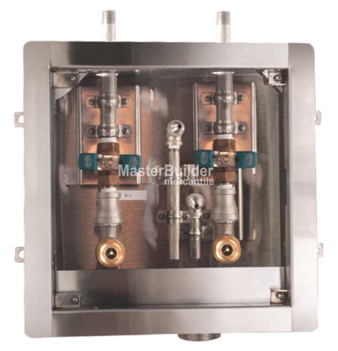 lavatory reccessed valve box mifab stainless steel|Building Product: MI.